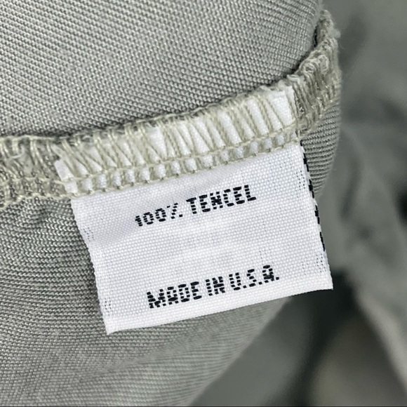 BRYN WALKER Tencel Button Down Light Sage Green - Picture 3 of 7